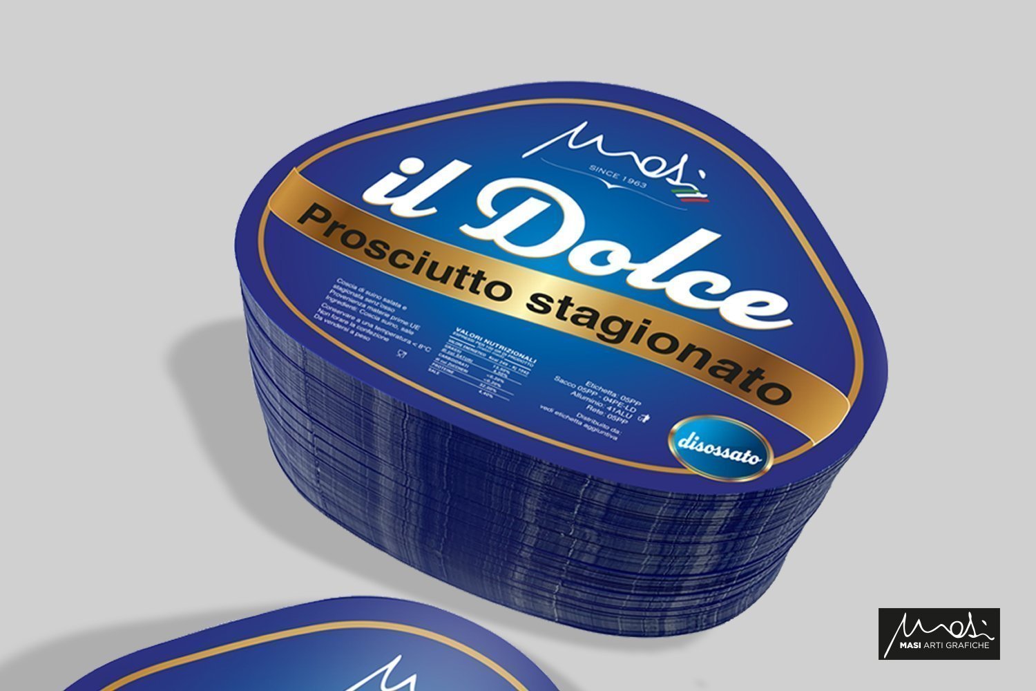 Etichette sagomate per sottovuoto